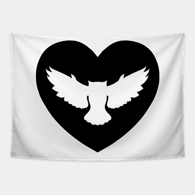 Owl Love | I Heart... Tapestry by gillianembers