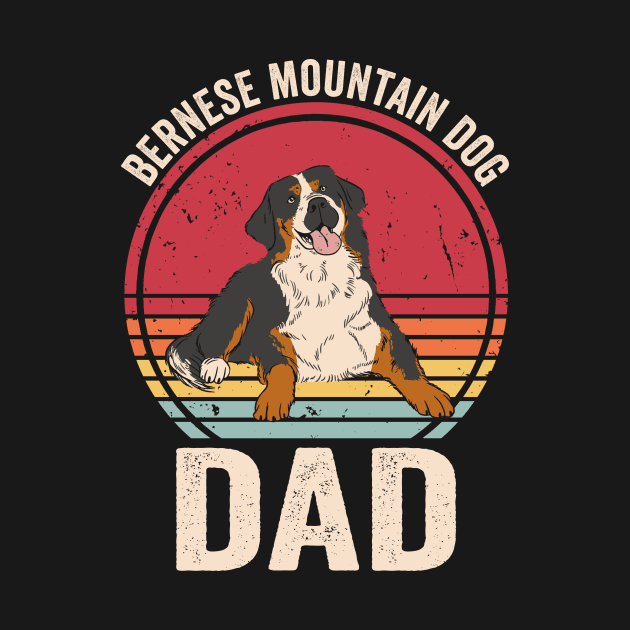 Bernese Mountain Dog Dad by Visual Vibes