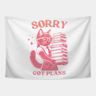 Sorry Got Plans Tapestry