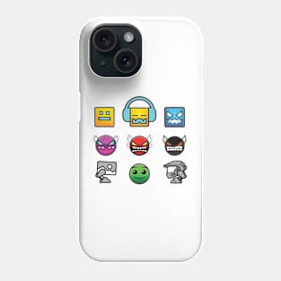 Funny Geometry Dash Phone Case