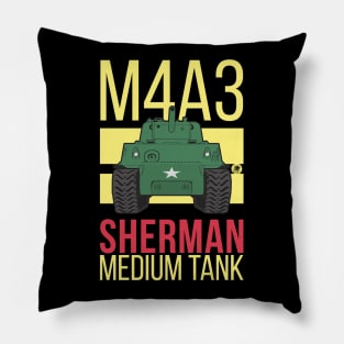 M4A3 Sherman tank Pillow