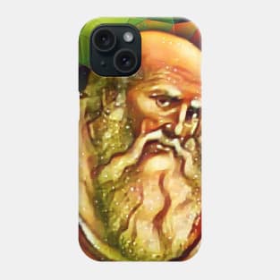 St. Jerome Snow Portrait | St. Jerome Artwork 15 Phone Case