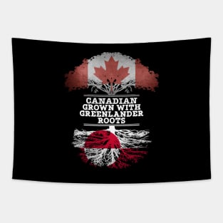 Canadian Grown With Greenlander Roots - Gift for Greenlander With Roots From Greenland Tapestry