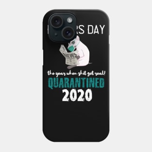 fathers day quarantine Phone Case