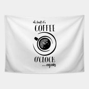 coffee o'clock Tapestry