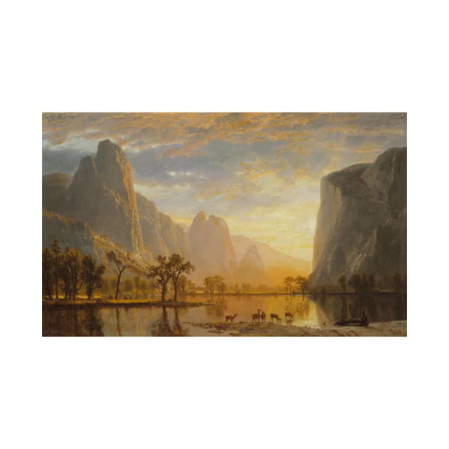 Valley of the Yosemite by Albert Bierstadt by Classic Art Stall