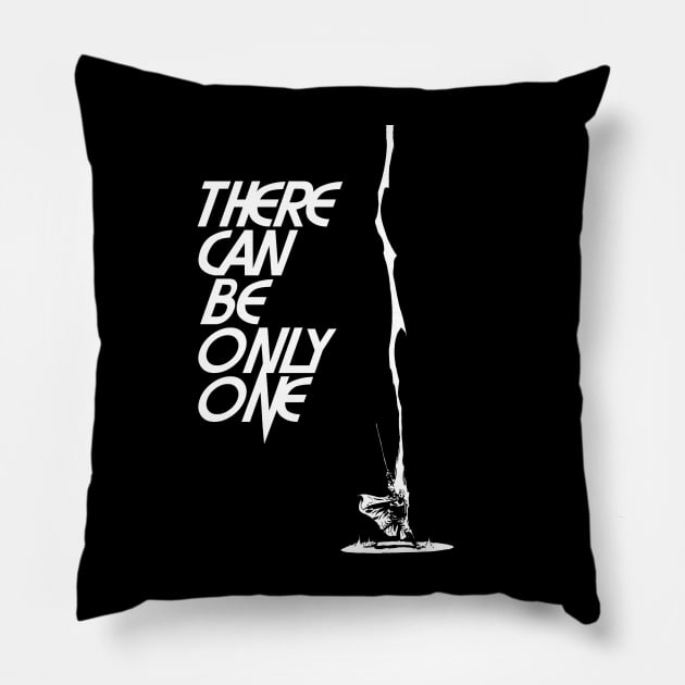 There Can Be Only One! Pillow by Hysteria 51's Retro - RoundUp