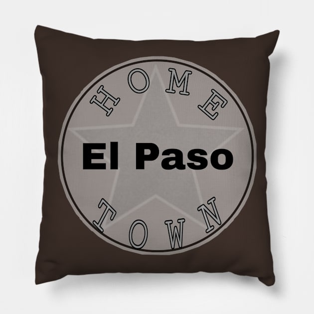 Hometown El Paso Pillow by Hometown