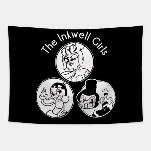 Cuphead Inkwell Girls Tapestry