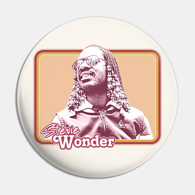 Stevie Wonder /// Retro Aesthetic Fan Design Pin by DankFutura