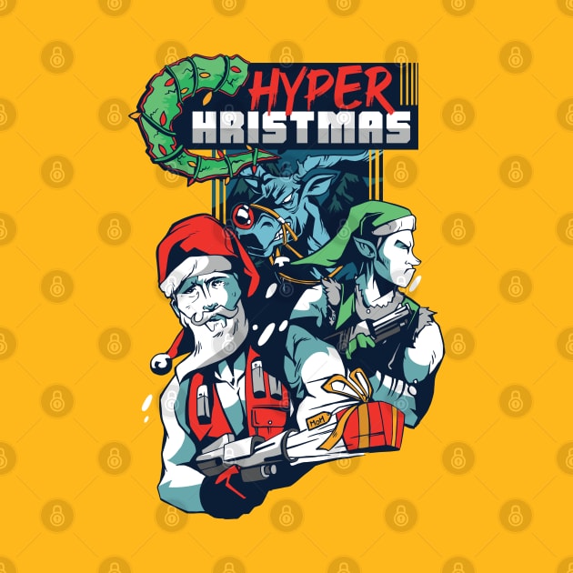 Hyper Christmas by Safdesignx