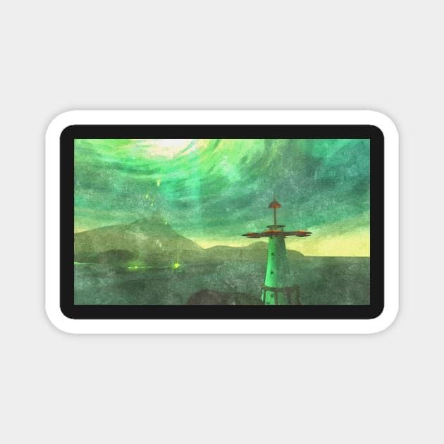 lighthouse Magnet by foxxya