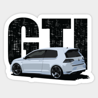 Autocollants Vw Golf Gti 2 Door Teepublic Fr