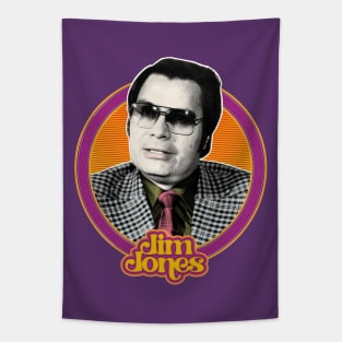 Jim Jones // Retro 70s Style Design Tapestry