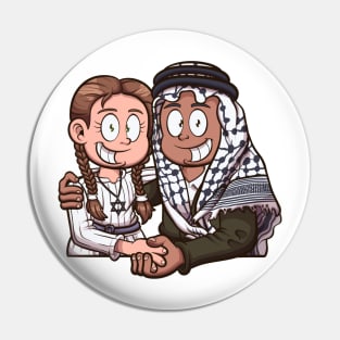 Israel And Palestine Love Pin