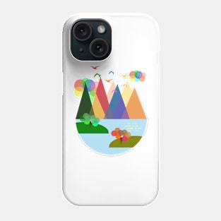 LANDSCAPE OF COLORS Phone Case