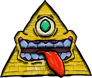 Wacky Pyramid Magnet