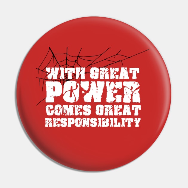 WITH GREAT POWER COMES GREAT RESPONSIBILITY Pin by Sgt_Ringo