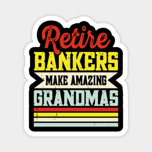 Funny Loan Officer Retro Vintage I'm a Banker Magnet