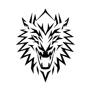 Wolf head symbol icon logo T-Shirt