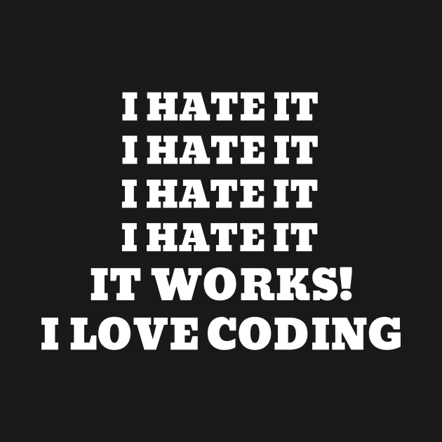 I Love Coding by Jee Story