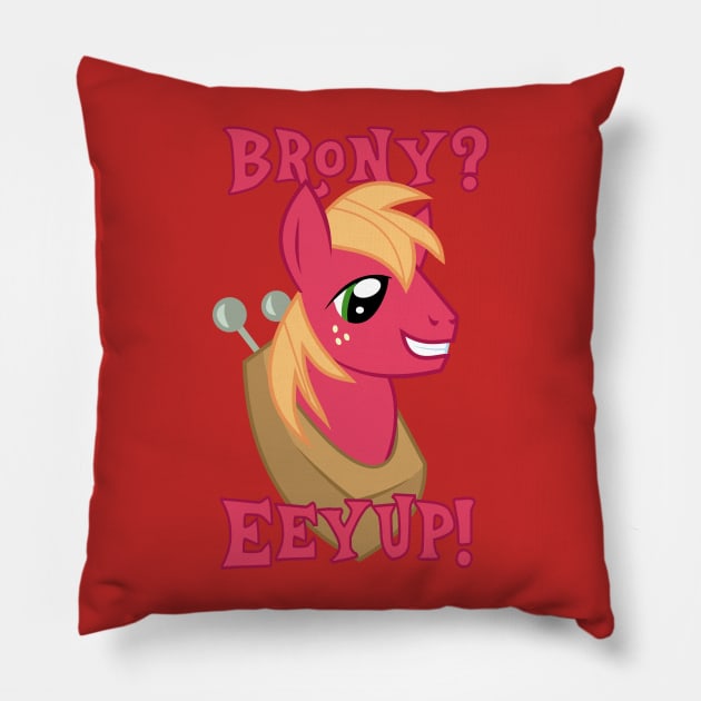 Brony? Eeyup! Pillow by MetalBrony