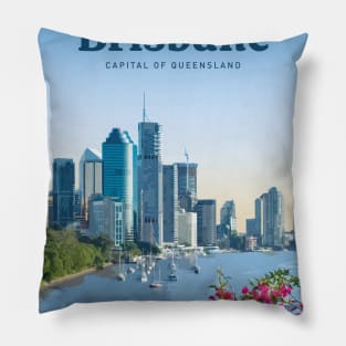 Visit Brisbane Pillow