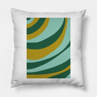 Curved stripes IV Pillow