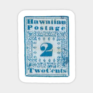 HAWAIIAN MISSIONARY STAMP 1851 Magnet