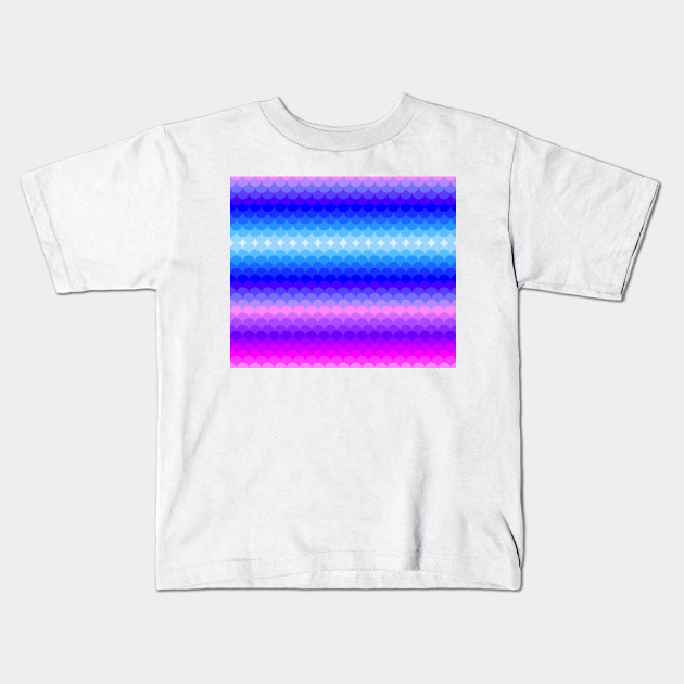 Pink Purple Blue Gradient Scales Scales Kids T Shirt Teepublic