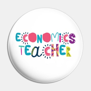 Cute Economics Teacher Gift Idea Back to School Pin