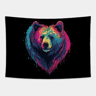 Grizzly Bear Valentine Day Tapestry