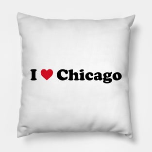 I Love Chicago Pillow