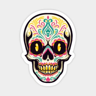 Day of the Dead Sugar Skull Magnet