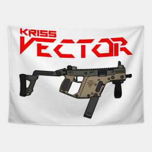 Vector Tapestry - Kriss Vector by Aim For The Face