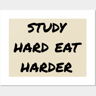 Study Hard Play Harder - Video Games Art Board Print for Sale by drakouv