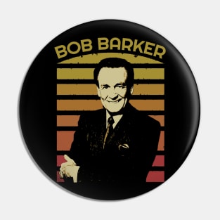 bob barker retro sunset style Pin