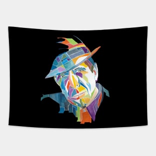 Leonard Cohen tipping his hat Tapestry