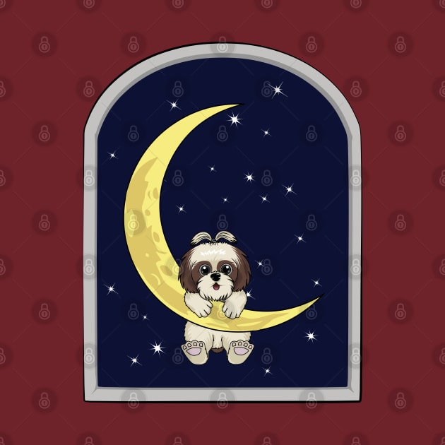 Shih Tzu (Moonlight) by viograpiks