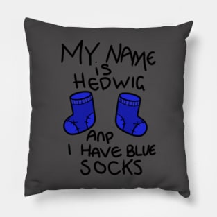 split (hedwig) in blue Pillow