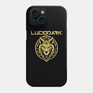 Luciodark - Golden Wolf 01 Phone Case