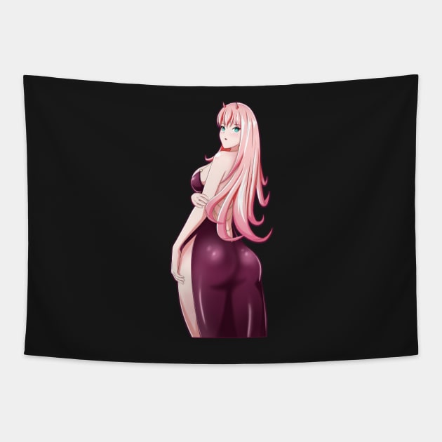 Zero Two by Angel.fanart Tapestry by AngelsFANART