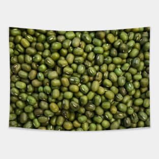 Green bean (mung bean) texture Tapestry