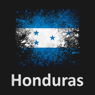 Honduras flag, Honduran flag, grunge flag, Bandera, catrachos T-Shirt