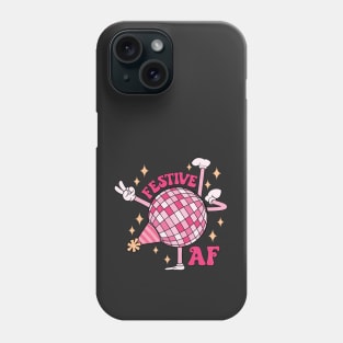 Festive Af New Year Discoball Phone Case