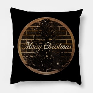 Marry Christmas elegant gold and black Christmas tree Xmas ideas decor Pillow