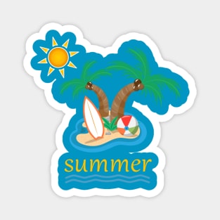 Wonderful summer Magnet