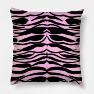 Tiger Skin Striped Pattern in Bubble Pillow