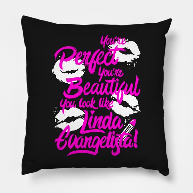 Linda Evangelista Pillow by GillesBone