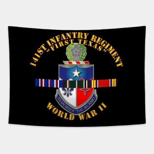 141st Infantry Regiment WWII w SVC Europe Tapestry